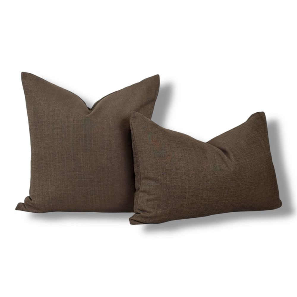 Manchester Brown Pillow Cover - Multiple sizes