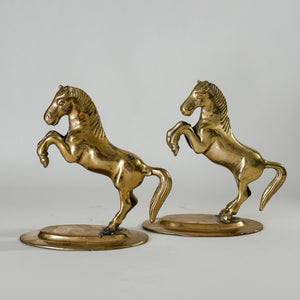 Vintage brass horse.