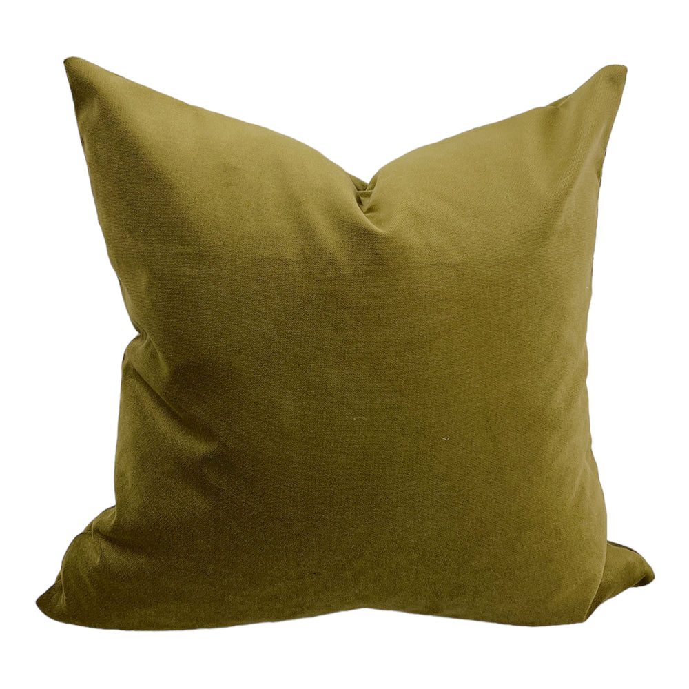 Olive 20" Velvet Pillow