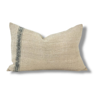 Nolan Navy 16 x 24" Grainsack Pillow Cover