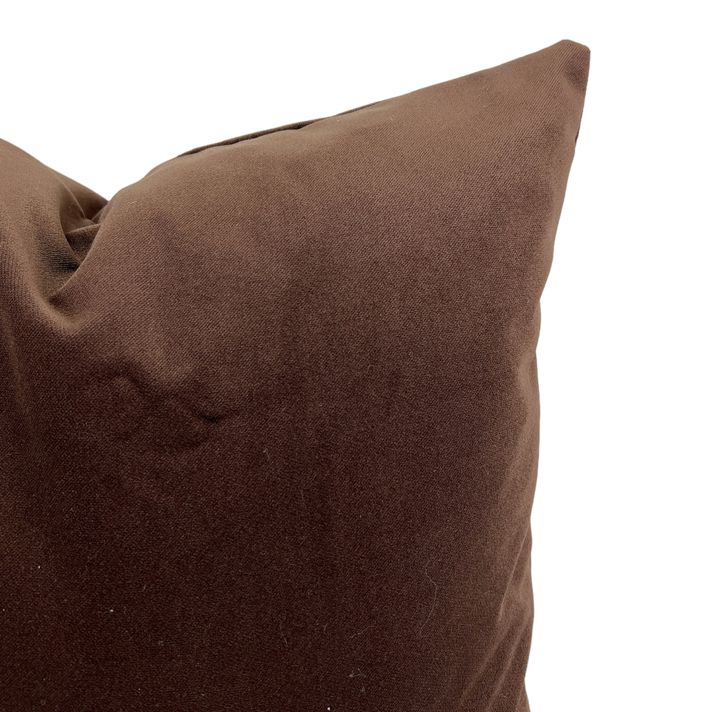 
                
                    Load image into Gallery viewer, Brown 20&amp;quot; Velvet Pillow
                
            