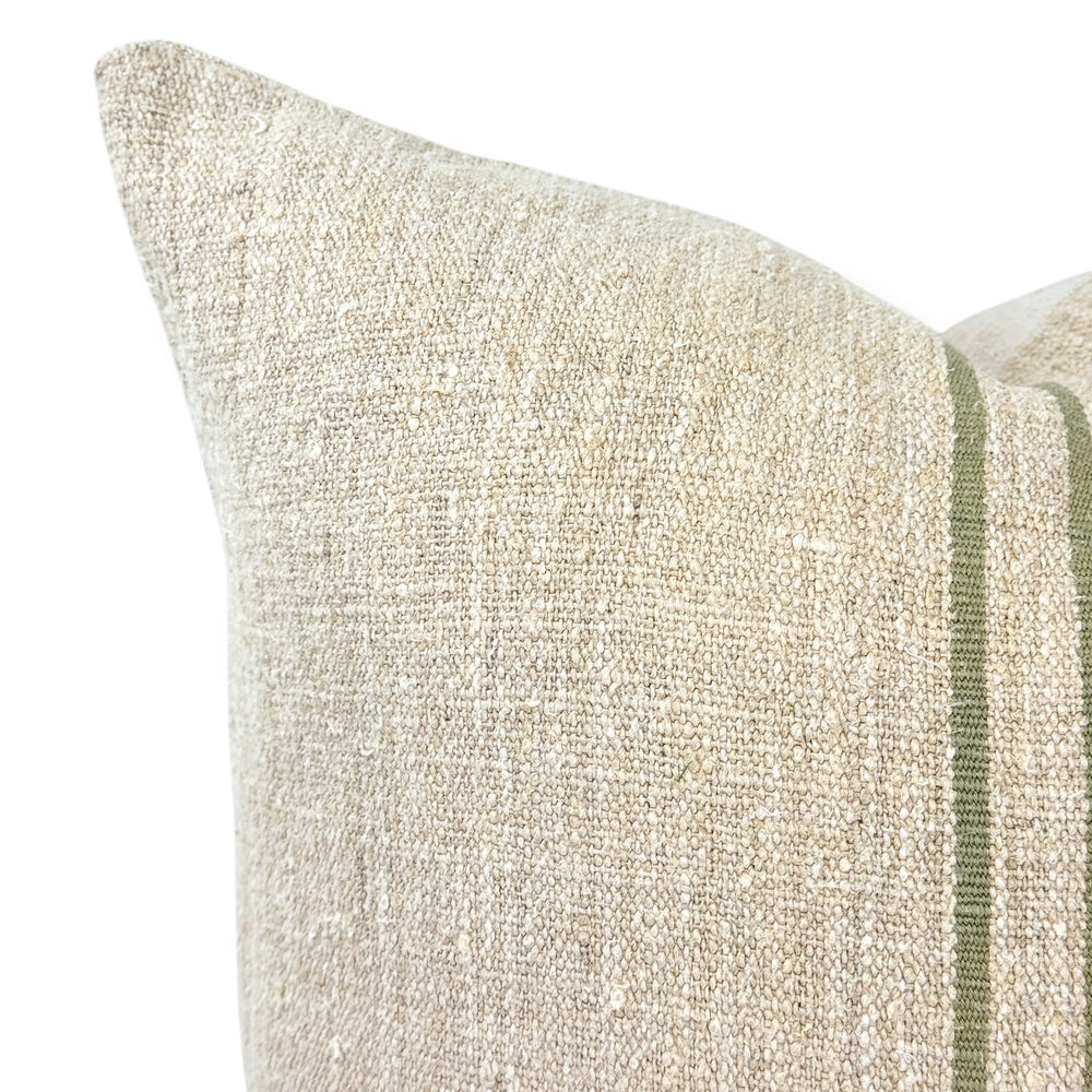 Terrace Green 22" Grainsack Pillow Cover