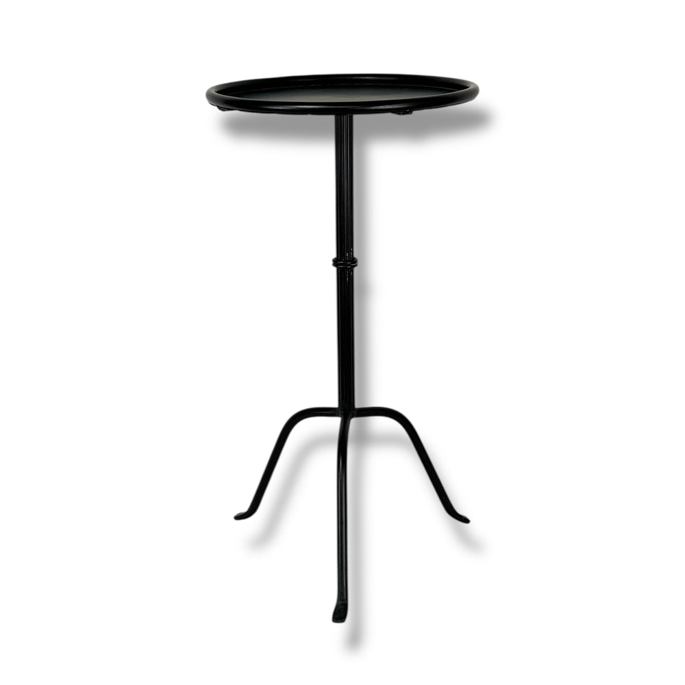 Black Metal Cocktail Table.