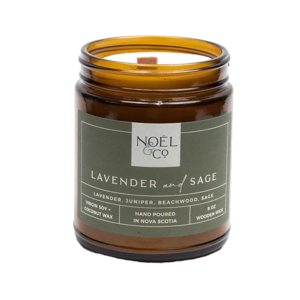 Noël & Co. Candle - Lavender & Sage.