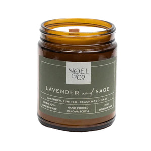 
                
                    Load image into Gallery viewer, Noël &amp;amp; Co. Candle - Lavender &amp;amp; Sage.
                
            