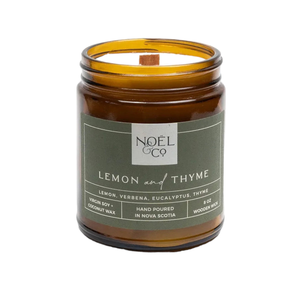 
                
                    Load image into Gallery viewer, Noël &amp;amp; Co. Candle - Lemon and Thyme.
                
            