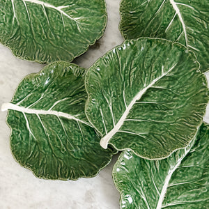 Hand Painted Cabbage Plate.