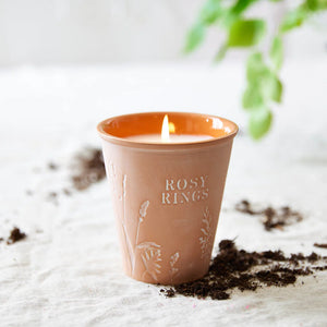 Rosy Rings Honey Tobacco Candle Pot