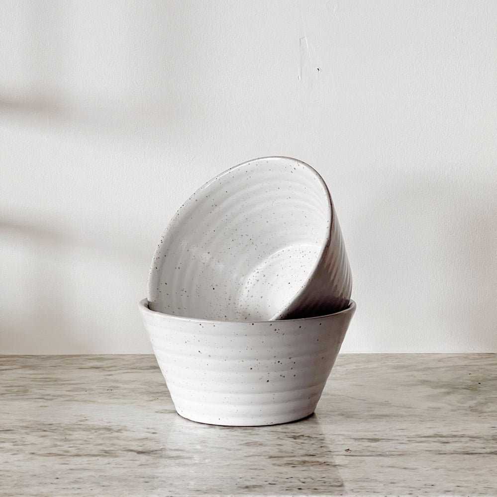 Small White Serving Bowl.