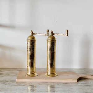 
                
                    Load image into Gallery viewer, 9&amp;quot; Brass Pepper Grinder.
                
            
