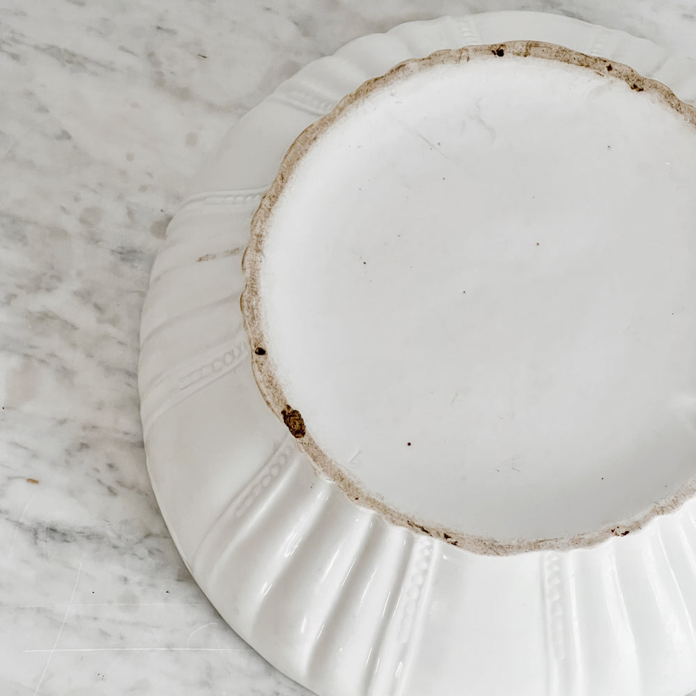 Antique ironstone bowl E