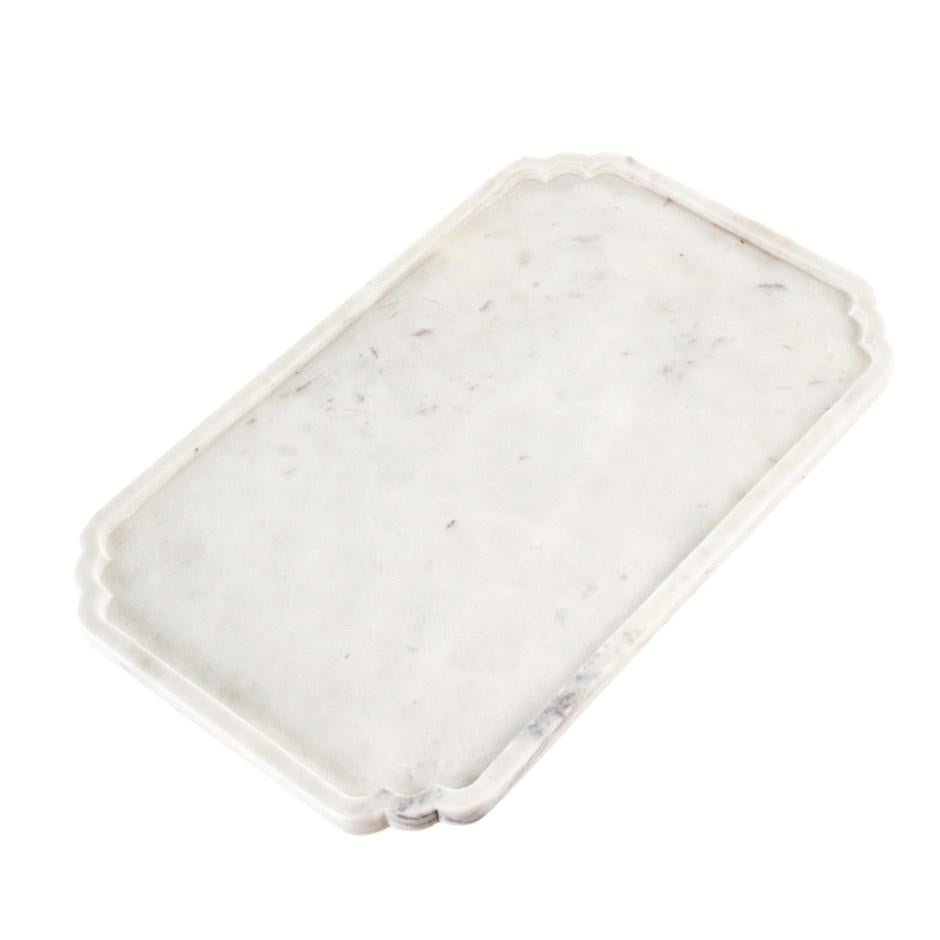 
                
                    Load image into Gallery viewer, Carved rectangle Marble Tray.
                
            