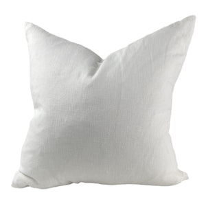
                
                    Load image into Gallery viewer, White Linen Pillow Cover- Multiple Sizes
                
            