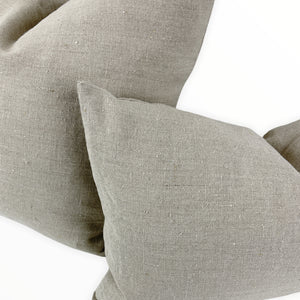Flax Linen Pillow Cover- Multiple Sizes