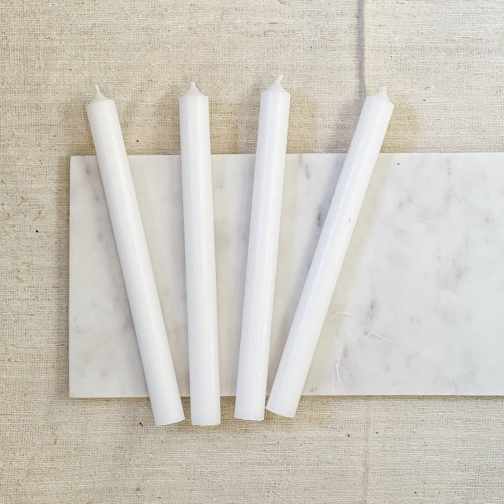 Taper Candles - White.