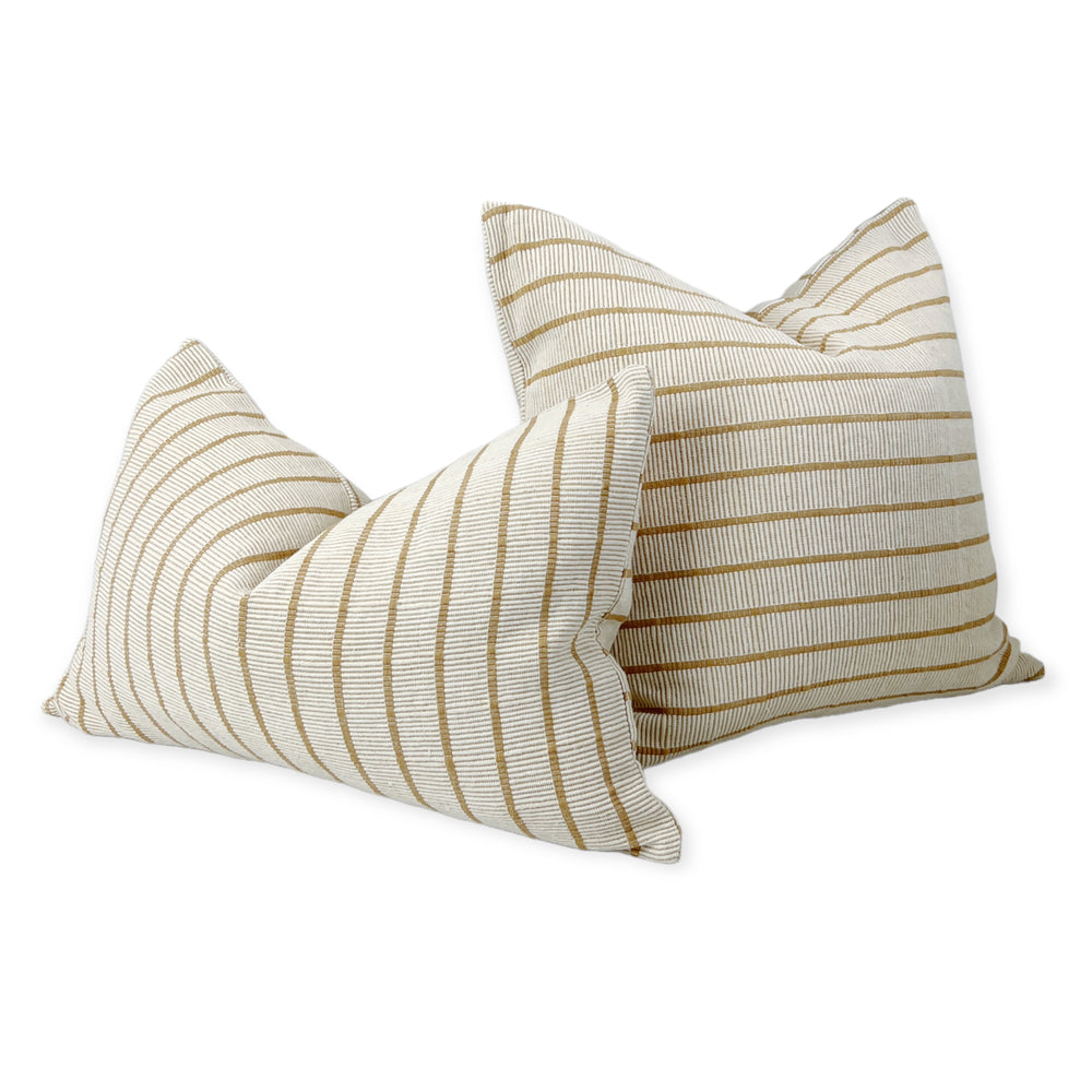 Caramel Rib Pillow Cover- multiple sizes